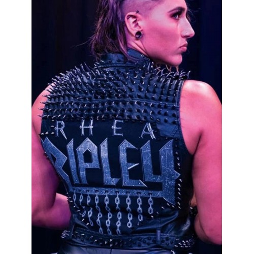 WWE Rhea Ripley Studded Vest